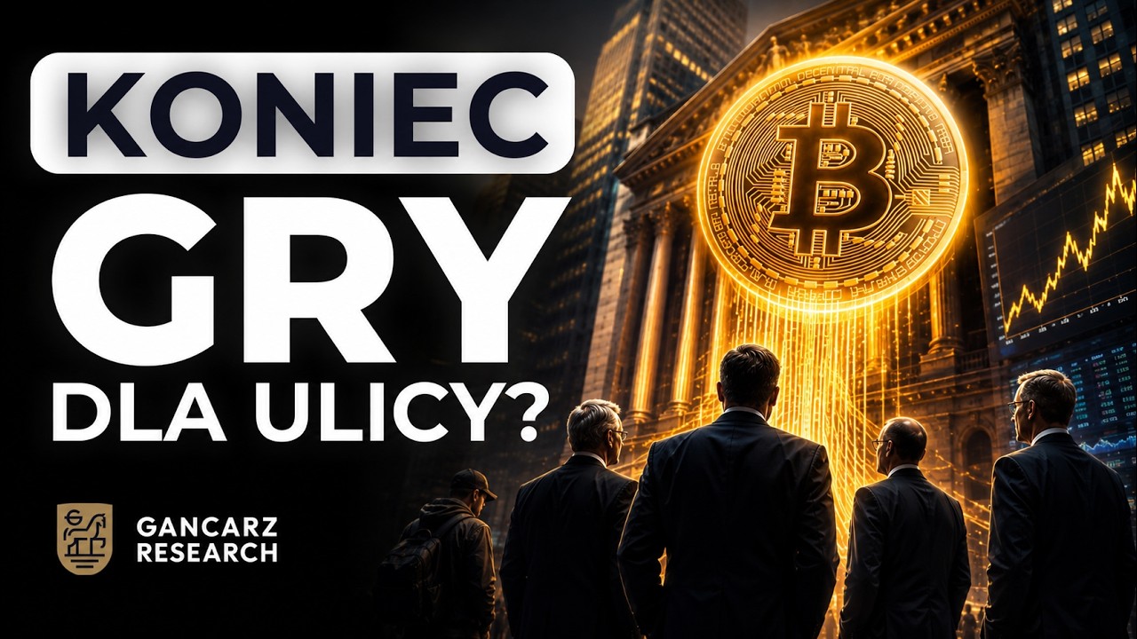 Kamil R. Gancarz: Bitcoin jak magnes na pieniądze. Detal wychodzi z gry, instytucje dyktują zasady