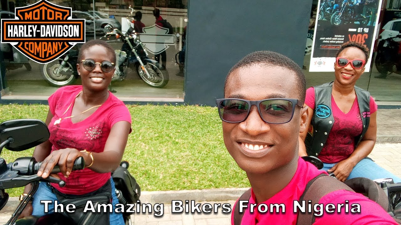 Riding a Harley Davidson motorbike......... |Accra-Ghana| West Africa