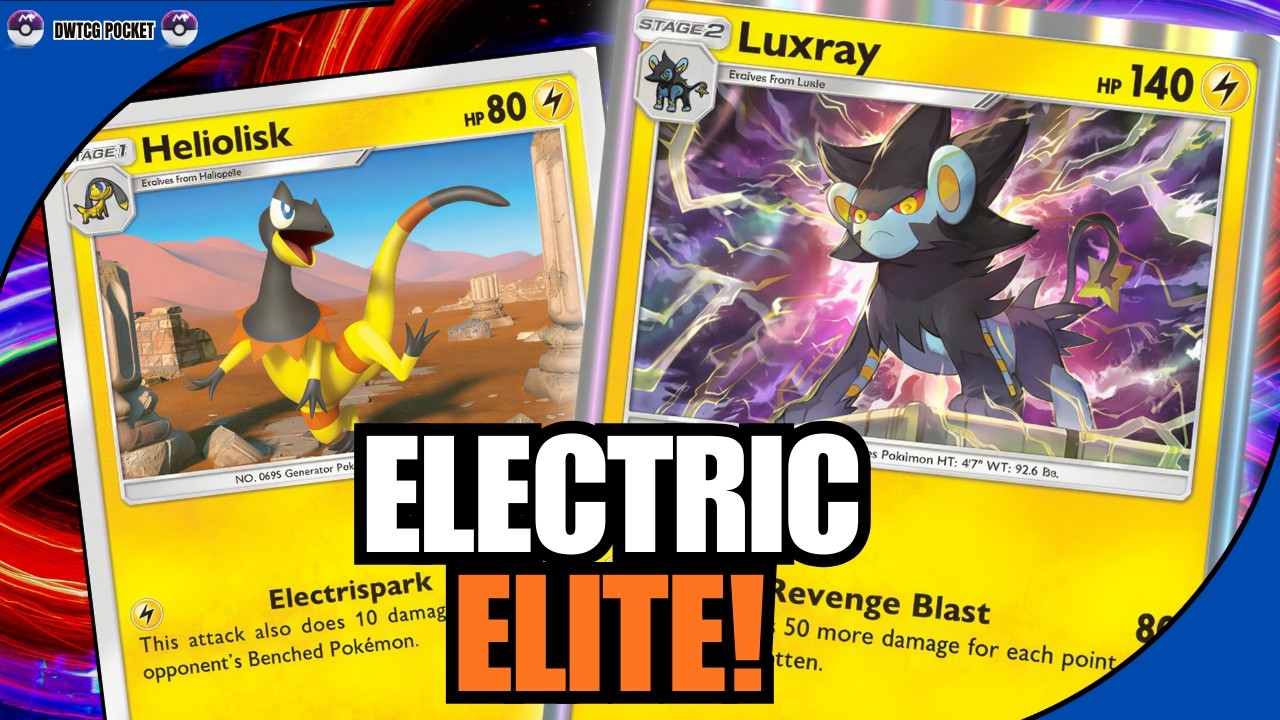 This BRAND NEW Luxray & Heliolisk Combo Is BROKEN!  Pok&eacute;mon TCG Pocket