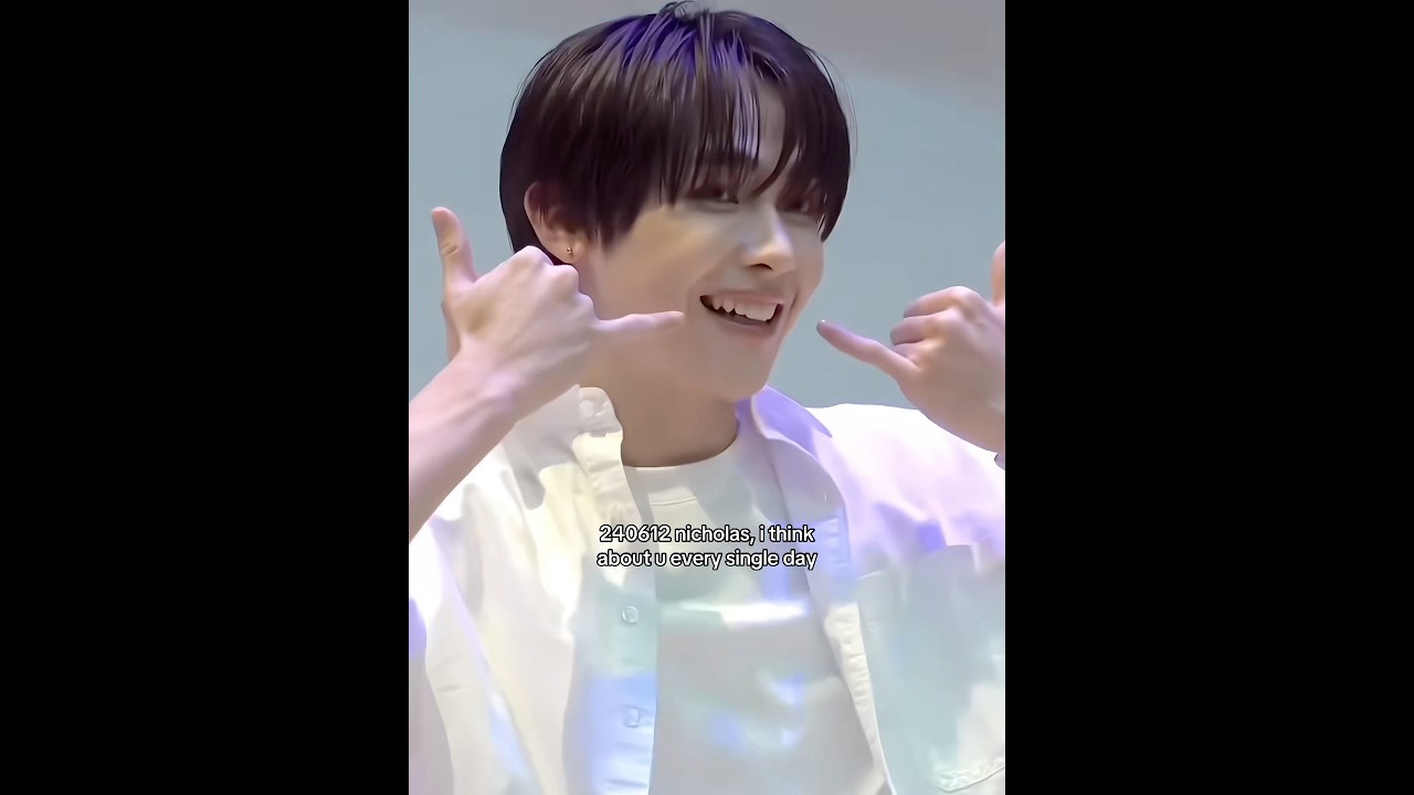 i think about u every single day 😔💗 | #andteam #앤팀 #nicholas #shortsvideo