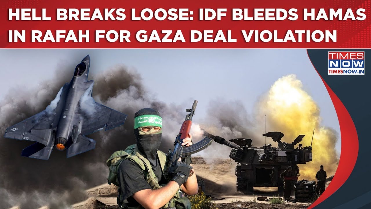 Israel's Instant Revenge: IDF Artillery Strikes Hit Hamas In Rafah, Jets Roar| Gaza Deal Violation