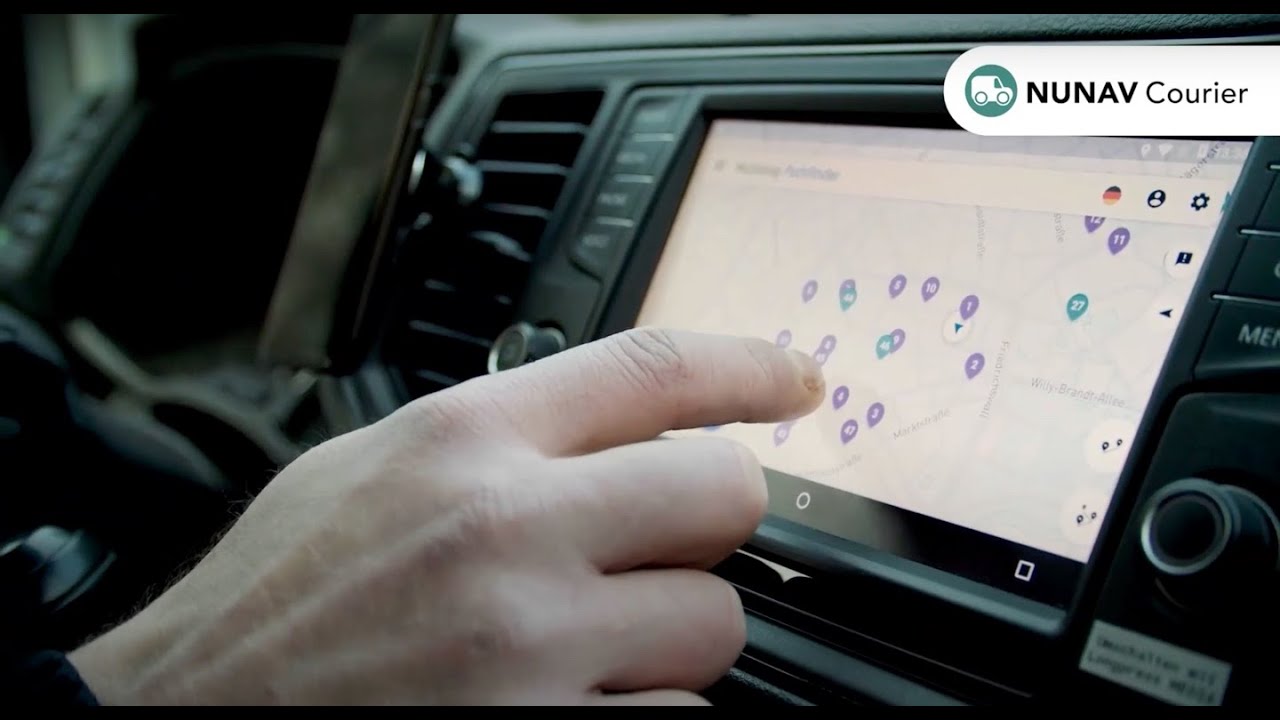 NUNAV Courier | Car Integration im VW Crafter