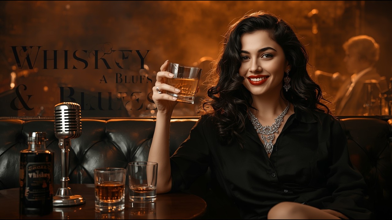 Whiskey Blues Mix 🥃 Elegant Tunes for a Moody Evening Vibe | Chill Blues Bar Music