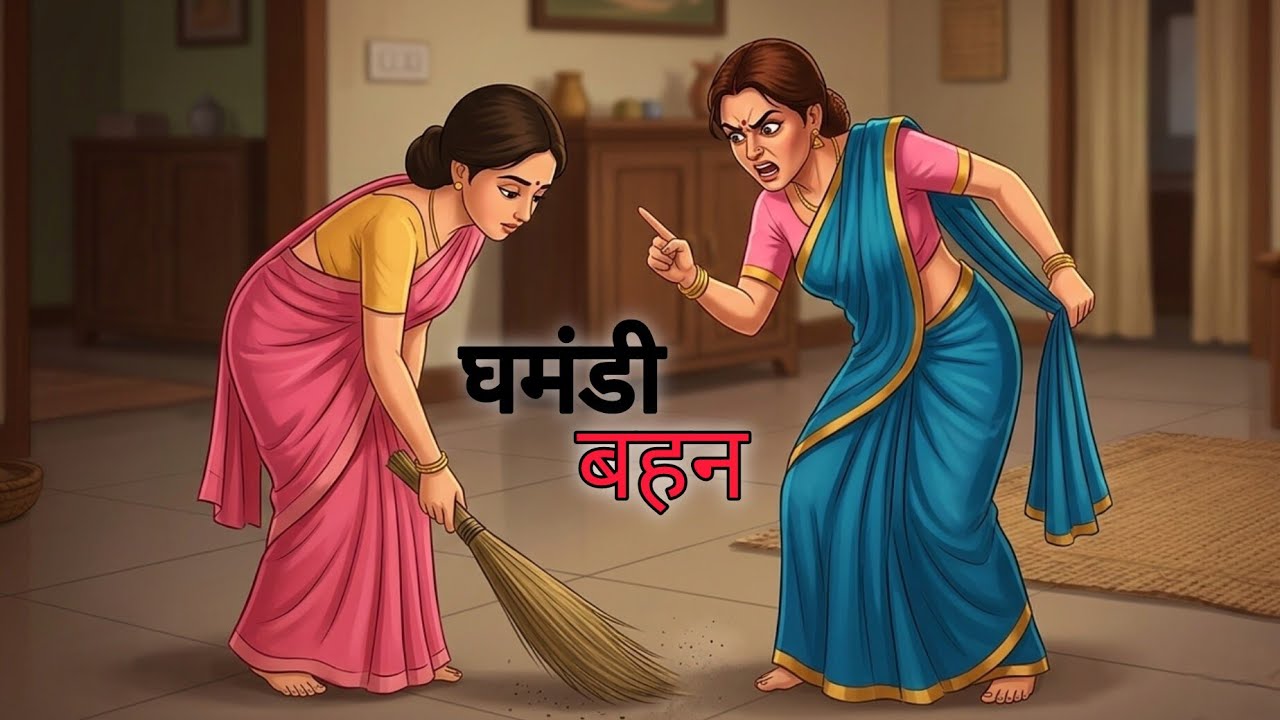 घमंडी बहन| Hindi kahani | Moral Story | Hindi Stories | Hindi Kahan @SANUTOONS-02 