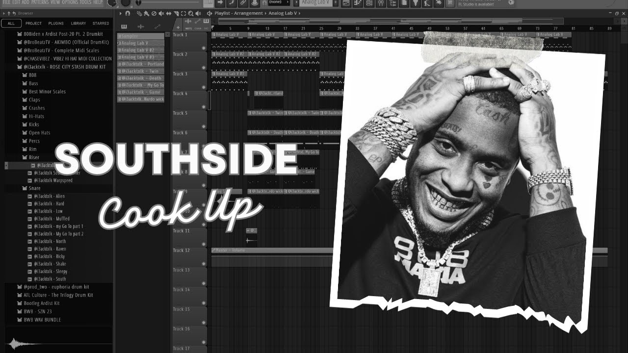 Making A Southside Beat From Scratch ( Silent Cook Up )
