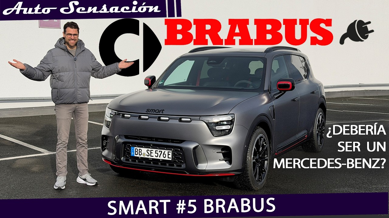 Prueba Smart #5 BRABUS 2026 : ¿demasiado bueno para No ser un Mercedes Benz ?