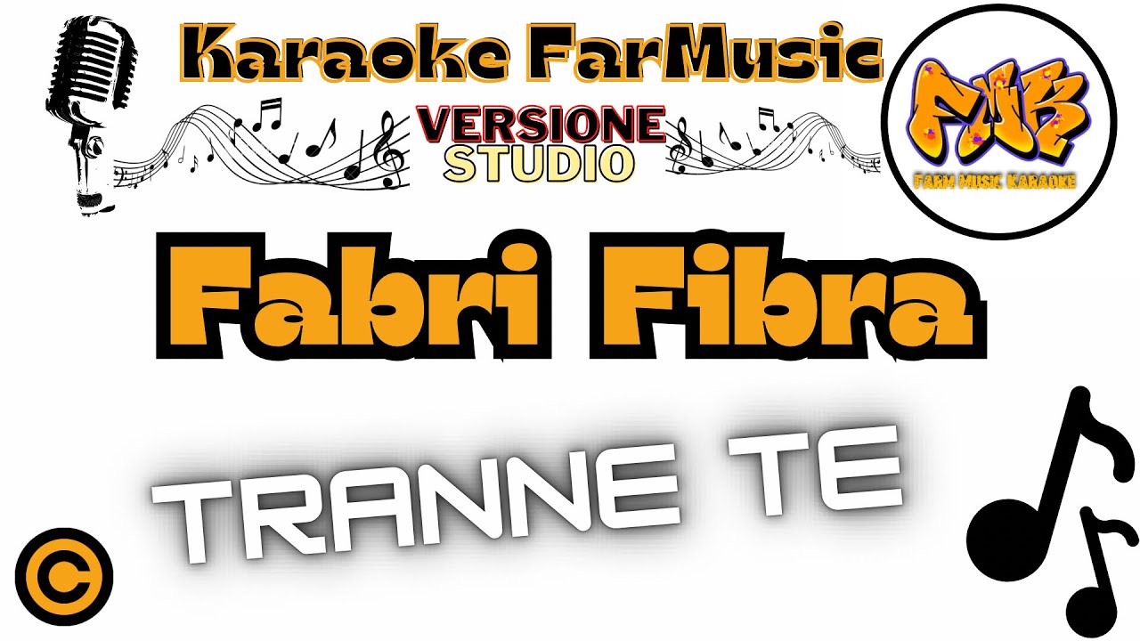 Fabri Fibra - Tranne Te - Karaoke FarMusic