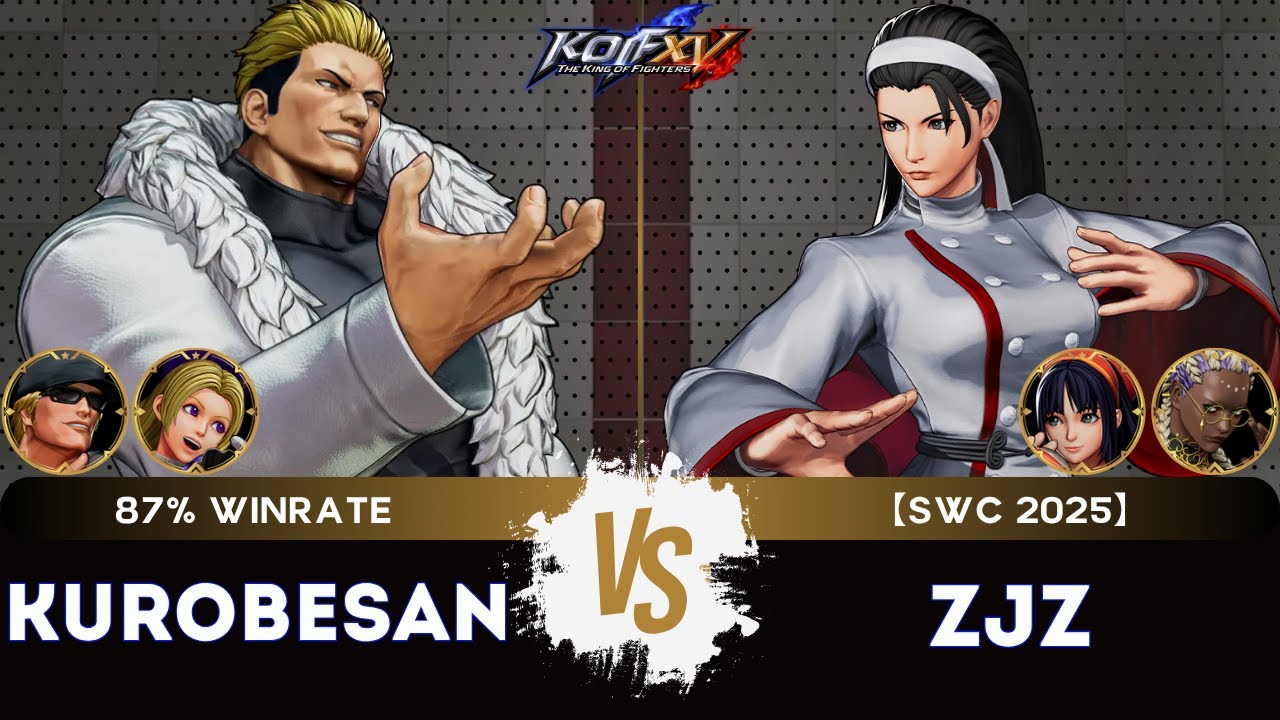 KOF XV🎞️KUROBESAN (Hinako/Clark/Yamazaki) vs ZJZ (Nakoruru/Dolores/Chizuru)🎞️Replay Match - 10/25