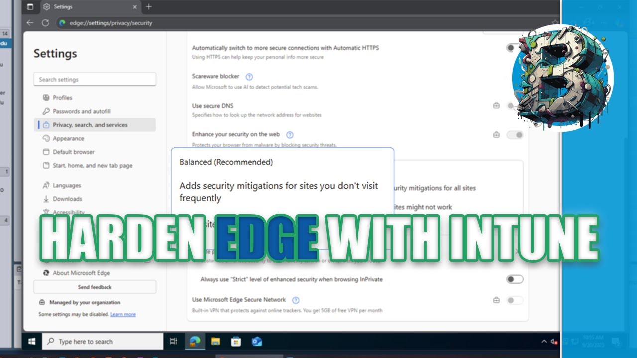 Harden Microsoft EDGE with INTUNE: Enable ENHANCED SECURITY MODE Step-by-Step