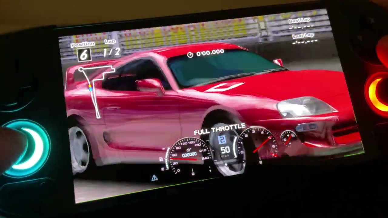 Retroid Pocket 5 Gran Turismo 4 PlayStation 2 best settings 1080 widescreen 4k 60fps