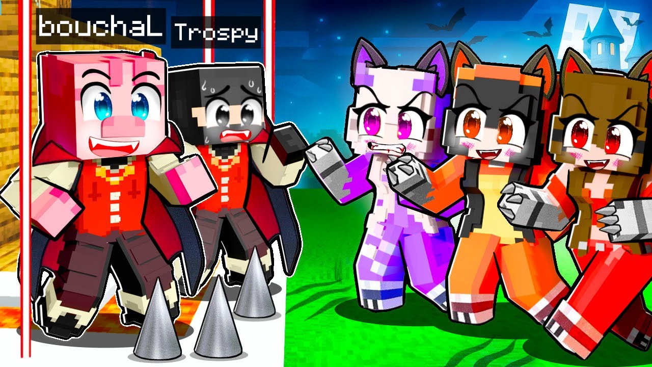 UPÍŘÍ ZABEZPEČENÝ DŮM proti VLKODLAČÍM HOLKÁM v Minecraftu!