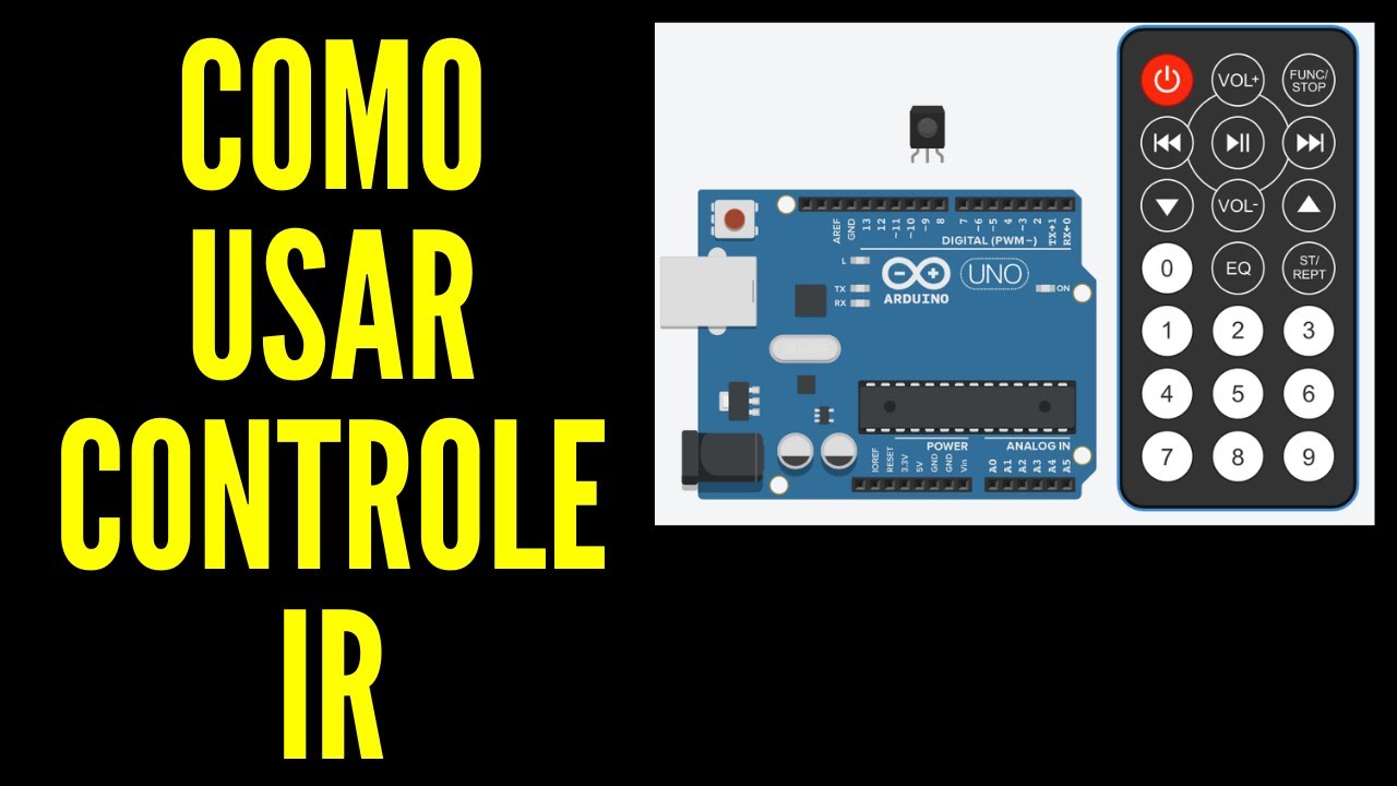 Como usar controle remoto Infra Vermelho