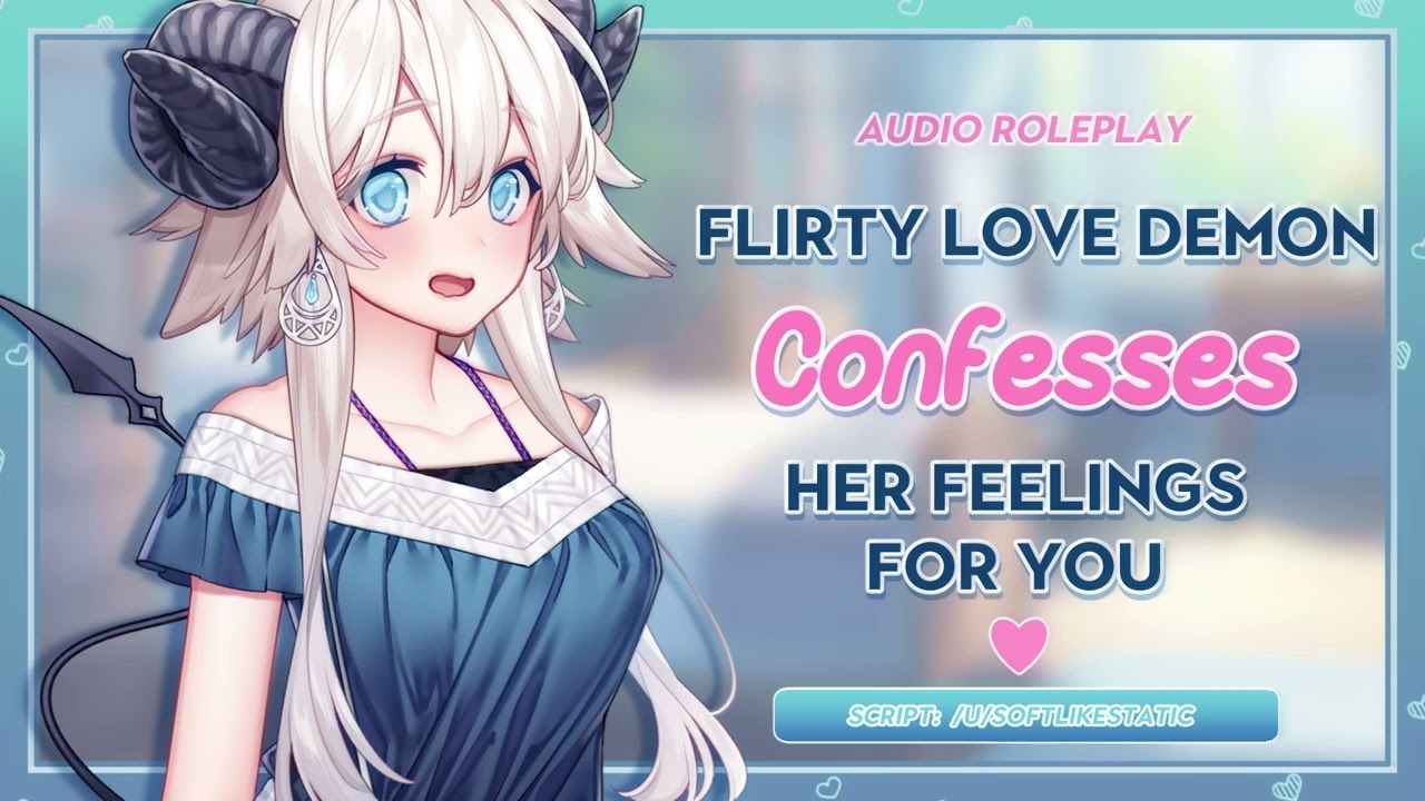 Your Flirty Love Demon Roommate Confesses & Cuddles! [Friends to Lovers] [Audio Roleplay] [GFE]