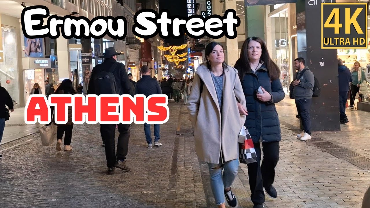 Recharge your senses, stroll along  Ermou Street, do some last-minute shopping before the New Year