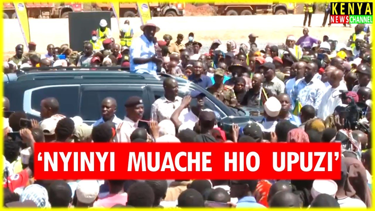 Ruto ANGRY speech today after Crowd BLOCKED him at Isiolo