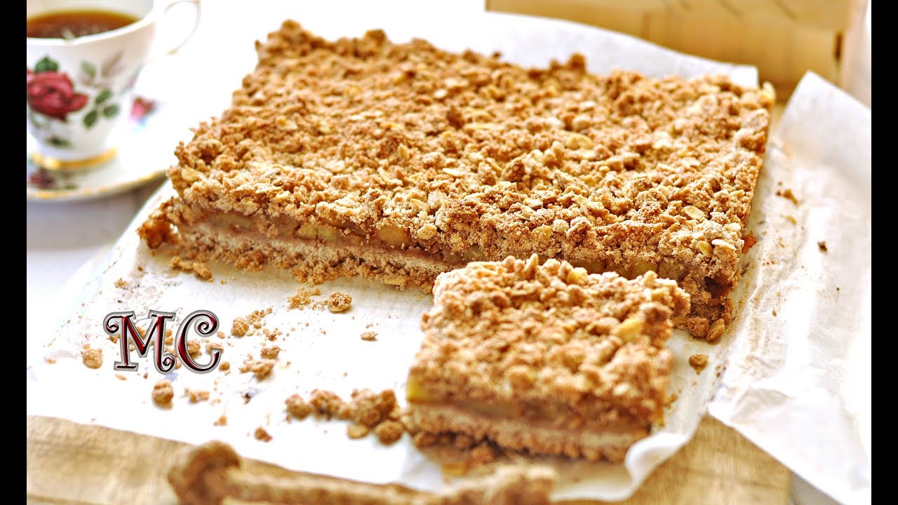 Zdrowsza Szarlotka Bez Cukru, Bez Glutenu – PRZEPIS – Mała Cukierenka