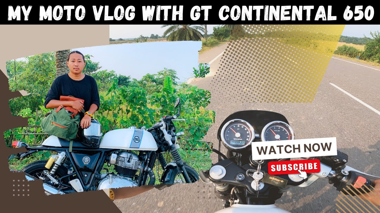 My Moto Vlog With Dream Bike GT CONTINENTAL 650 😍!!