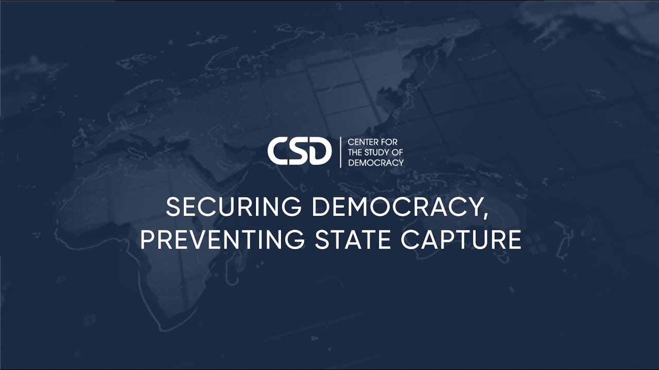 Securing Democracy, Preventing State Capture