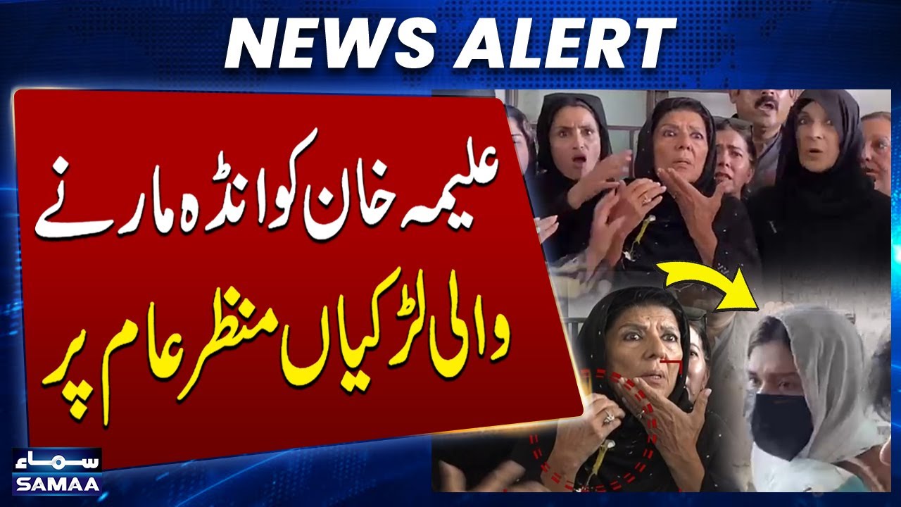 WATCH! Exclusive Video | Egg Thrown at Aleema Khan During Media Talk |  SAMAA TV