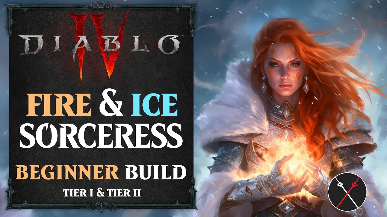 Diablo 4 Sorceress Build  - Fire & Ice Leveling Build