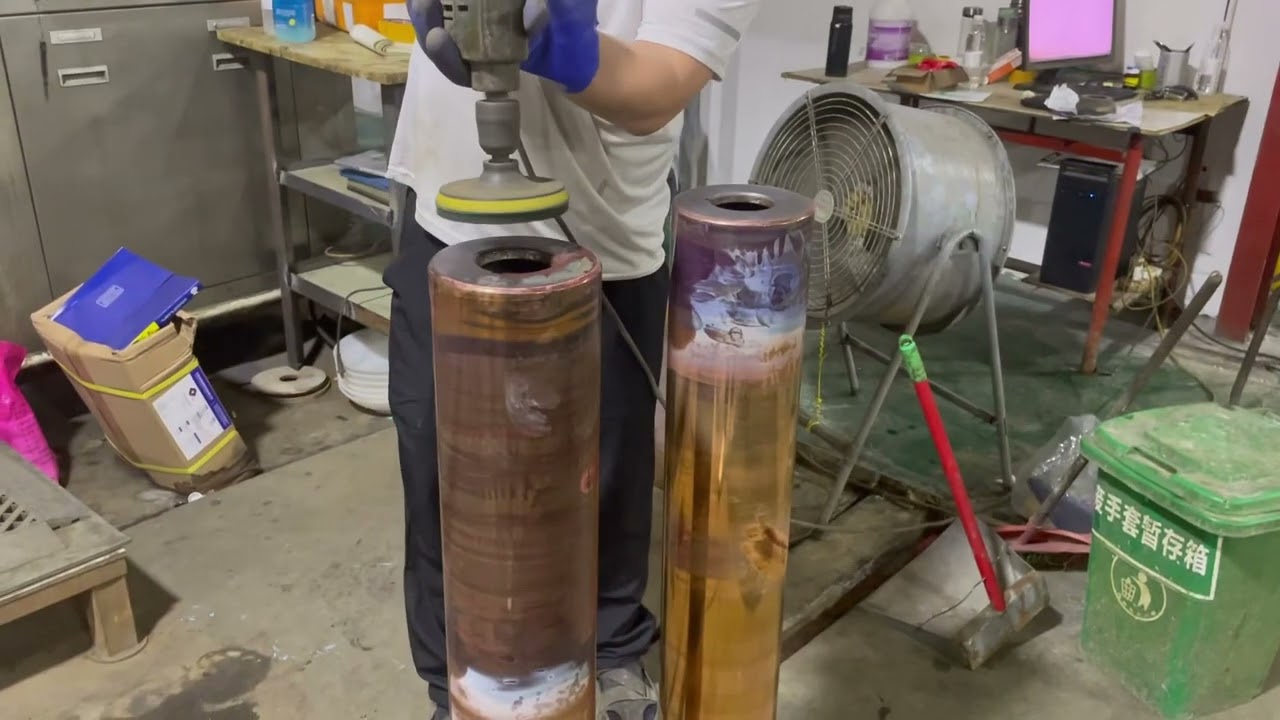 Rotogravure Cylinder Making Factory Tour 
