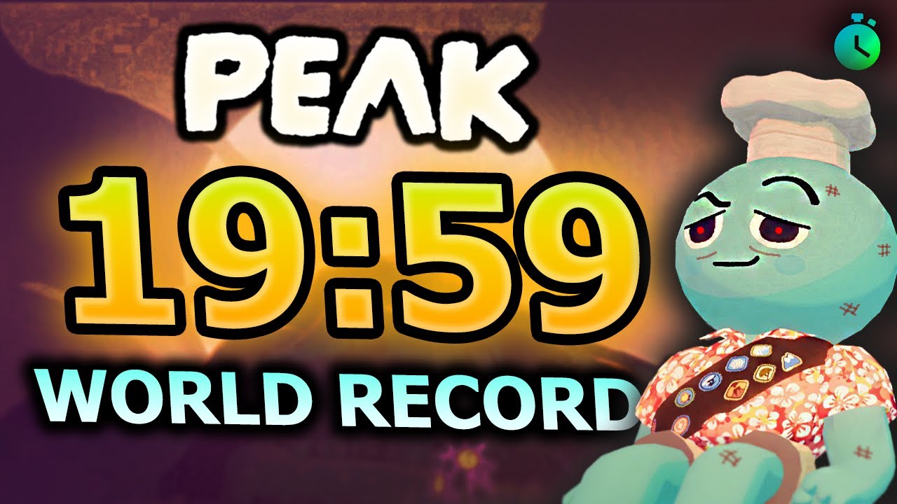 PEAK Speedrun (19:59) Former World Record Solo (FIRST SUB 20!)
