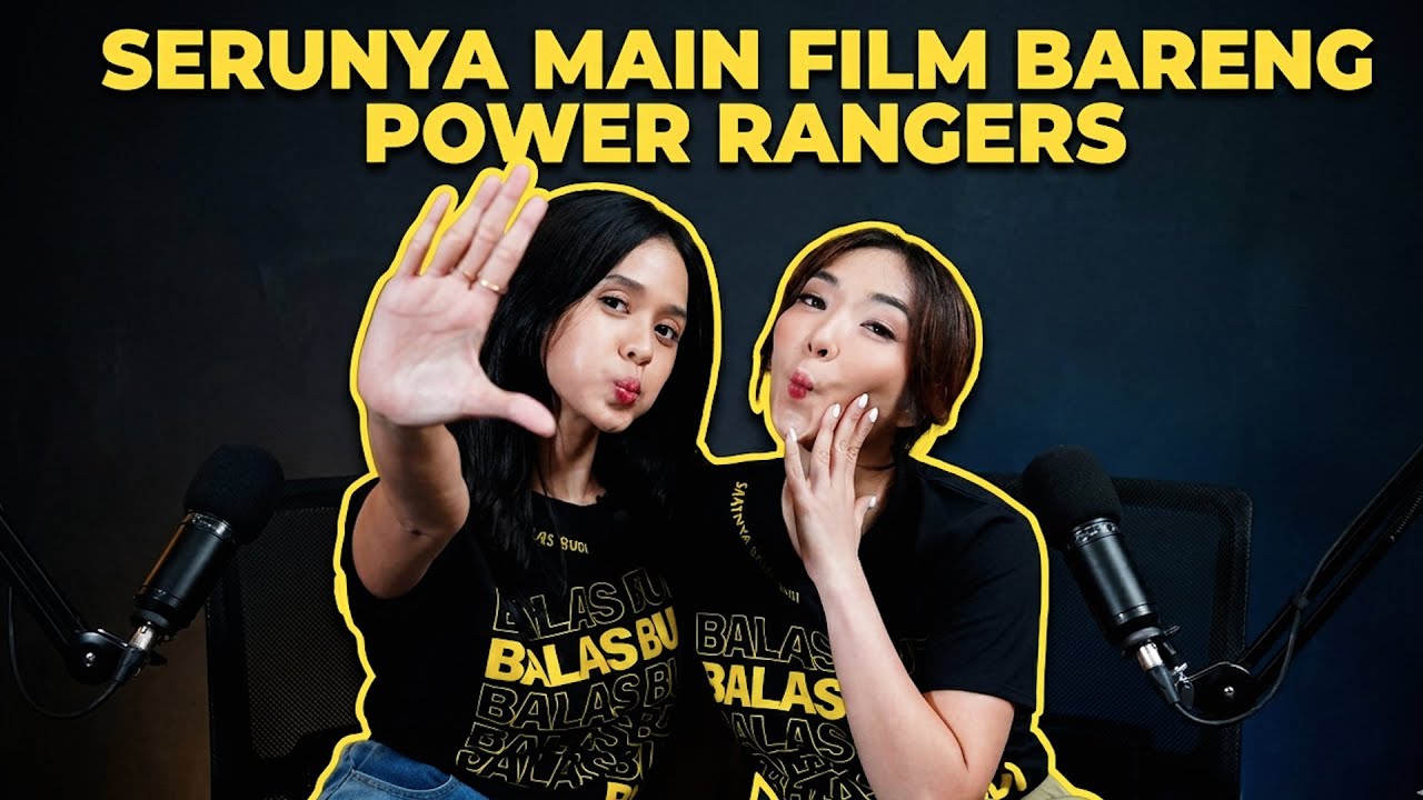 Gisella dan Givina Main Film Bareng Power Rangers Biru | Ngobrol Seru Film Balas Budi