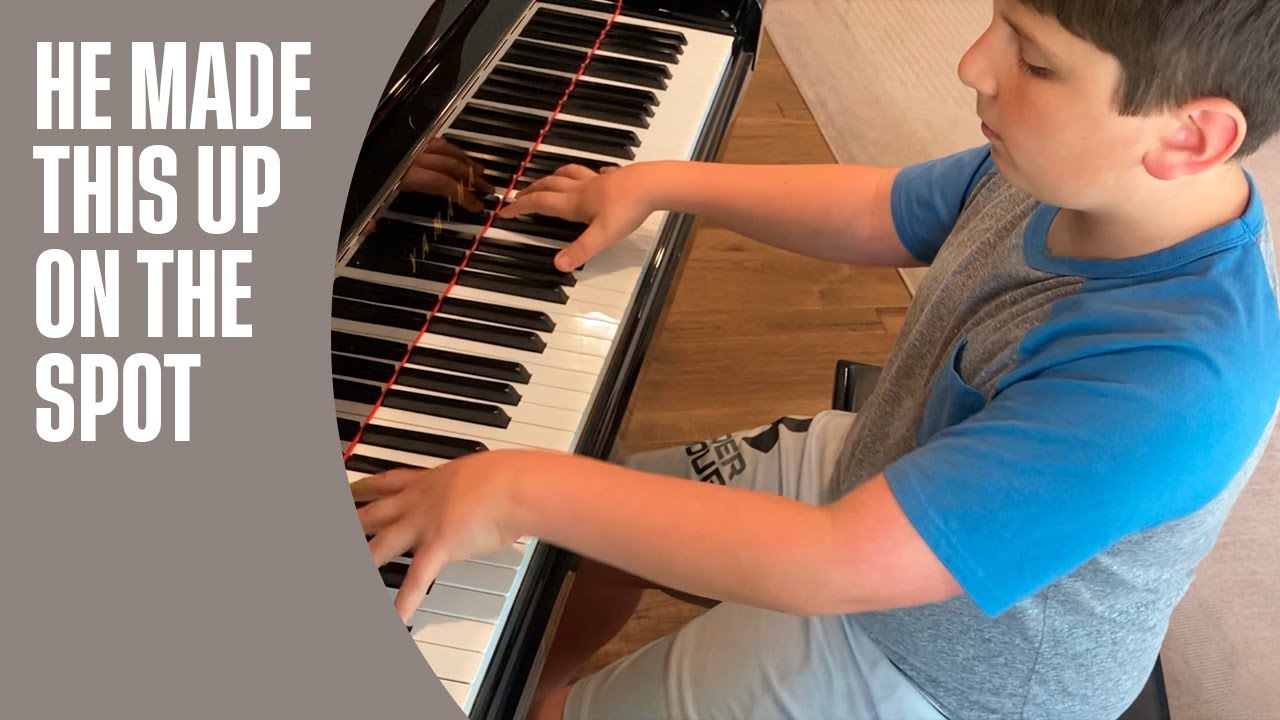 Watch a Piano Prodigy Create Music in Real Time | 7-Minute Improvisation at Age 11