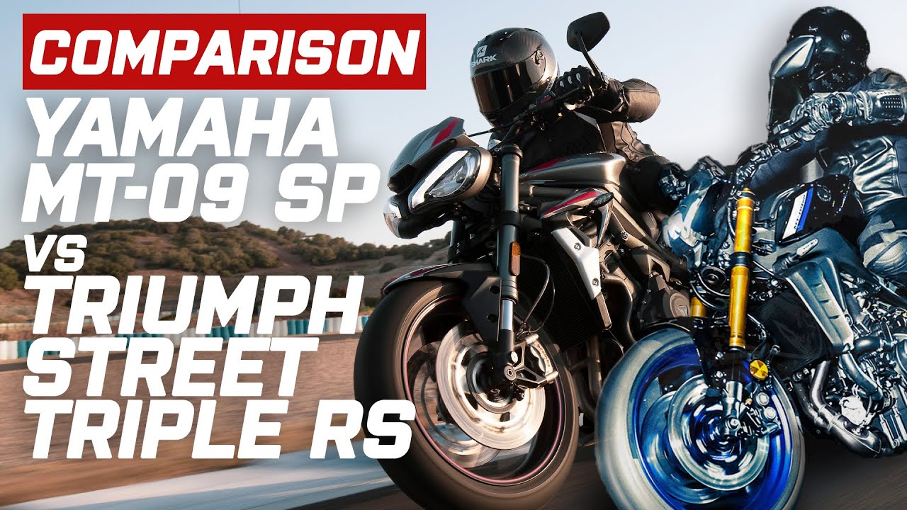 Yamaha MT-09 SP 2021 vs Triumph Street Triple RS | Visordown.com