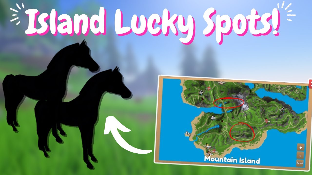My *LUCKY SPOTS* On Islands! -Wild Horse Islands Roblox-