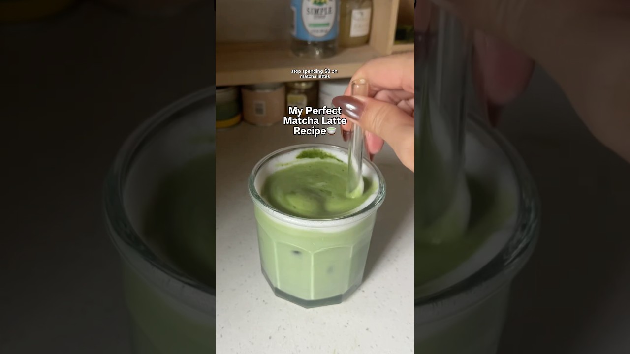 Как приготовить идеальный матча латте дома 🍵