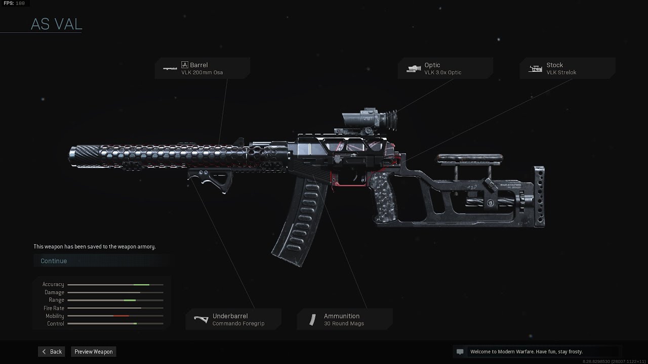 AS VAL - Call of Duty Modern Warfare Multiplayer (No Commentary)