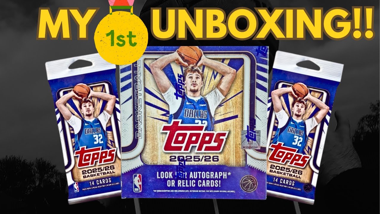Unboxing My First Topps Basketball Card Box: A Rookie's Dream!