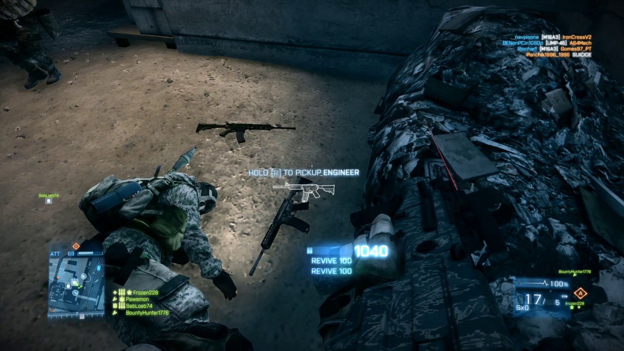 Battlefield 3 Highlight: 2 M-COMs 1 Life