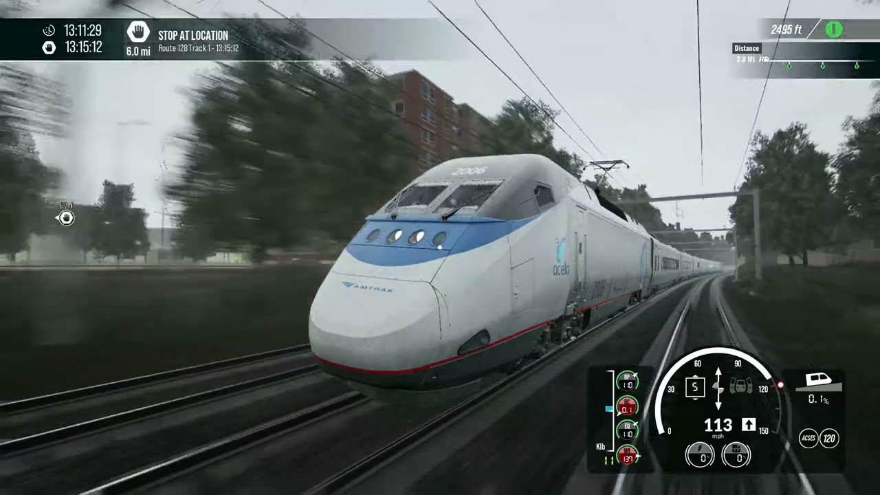 Train Sim World 5 - Amtrak's Acela Gameplay