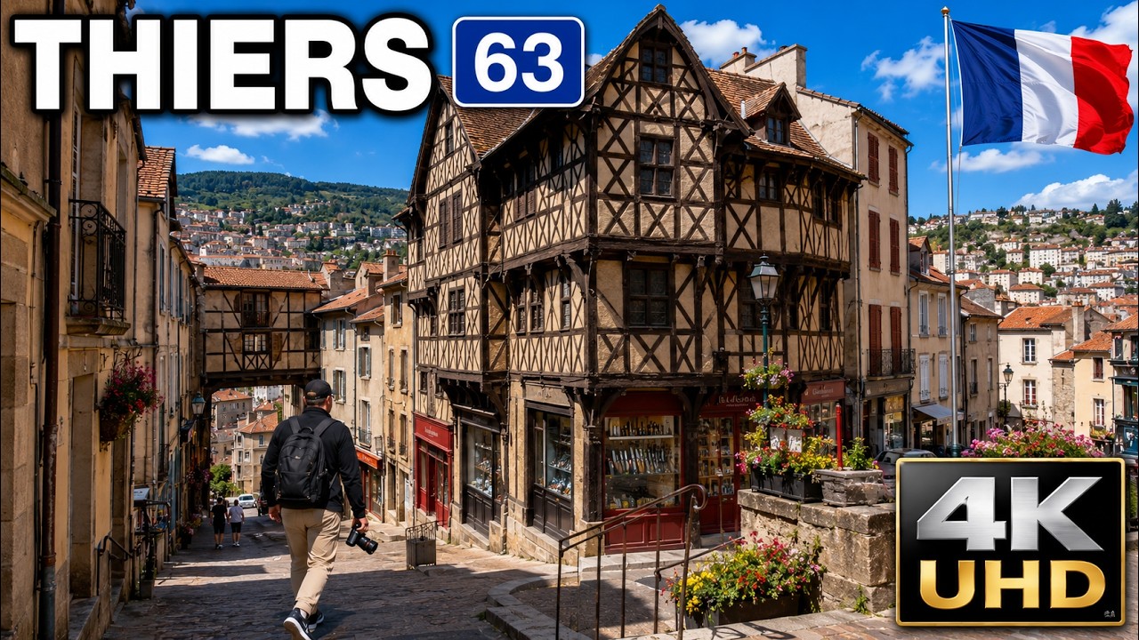 Thiers (63) [4k] 301eme video - Une magnifique ville abandonn&eacute;e