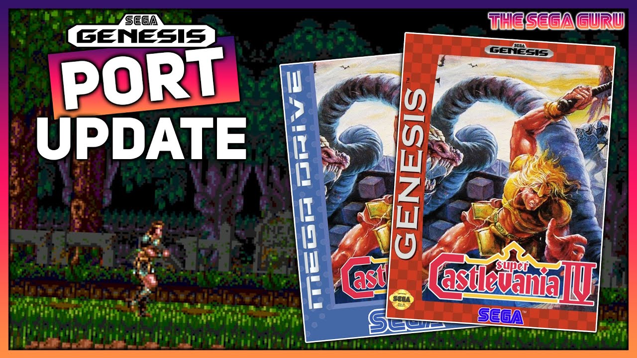 Mega Castlevania IV port to the Sega Mega Drive/Sega Genesis - 2025 UPDATE
