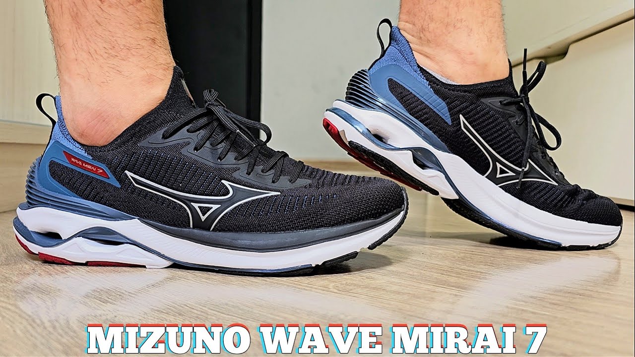 Demonstração Do Tênis Mizuno Wave Mirai 7 | Demonstração No Pé | On Feet | Tênis Para Corrida