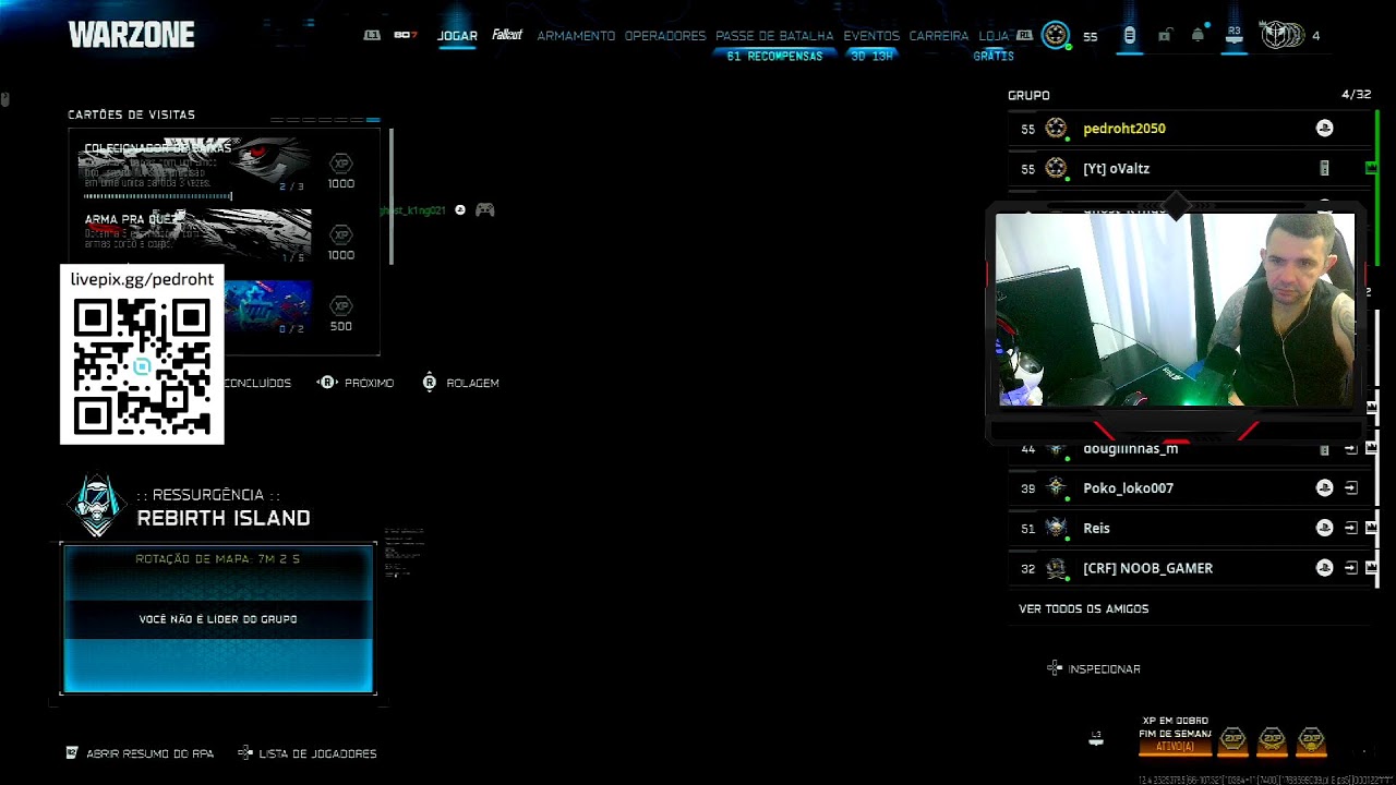 seja bem vindo , jogador de cod casual,