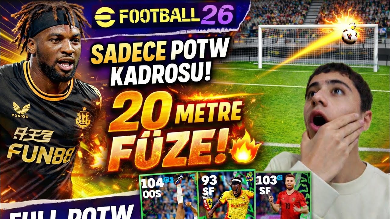 Full POTW kadrosuyla oynadım Maximin 20 metre füze 🔥🔥💥💥 #efootball #efootball2026 #efootballmobile