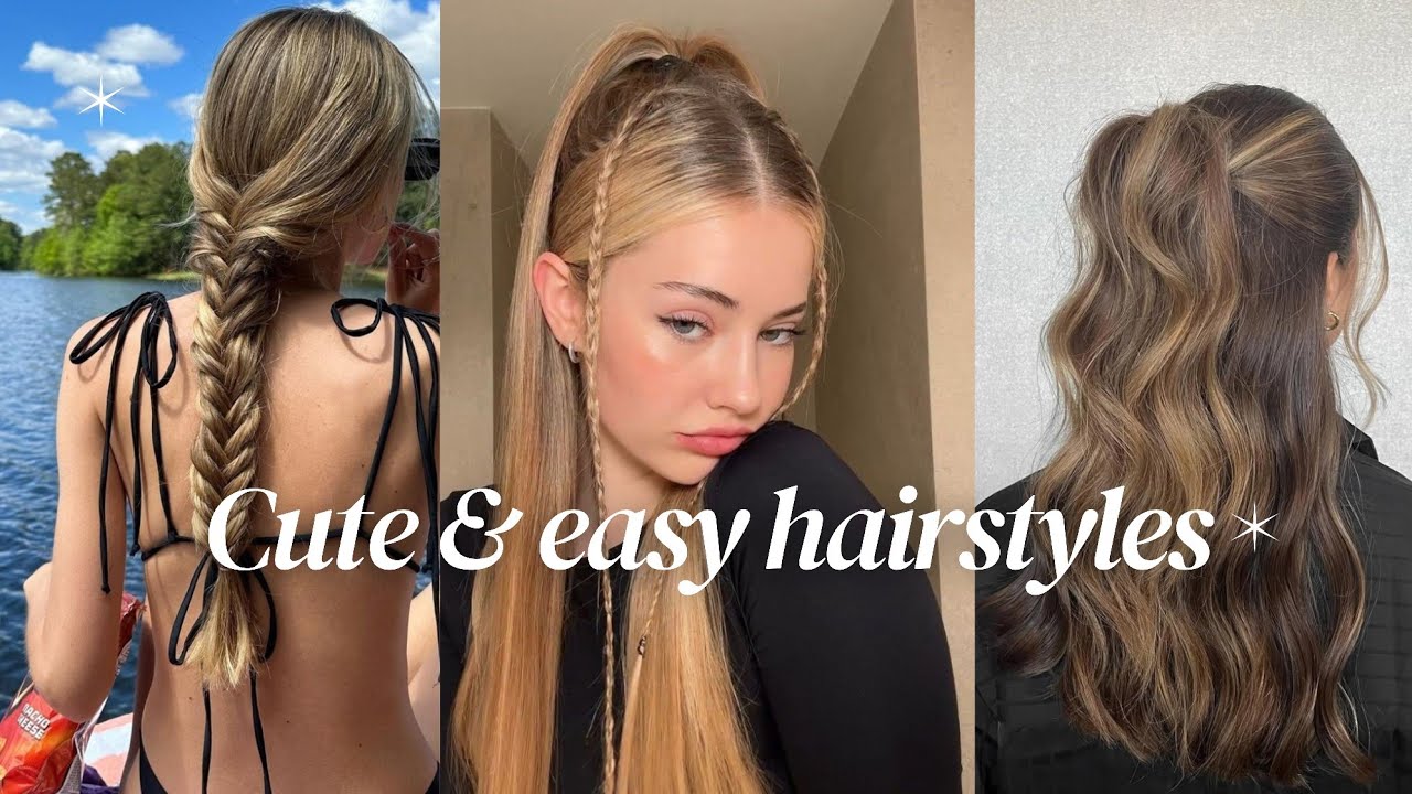 Effortless & chic hairstyles for daily wear 💖 | TikTok trends