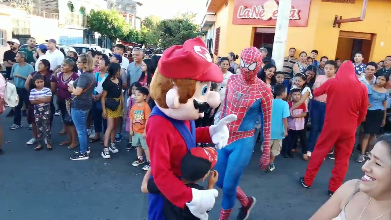 Desfile de correo JUAYUA iniciando fiestas patronales 1 de enero 2024 SONSONATE EL SALVADOR