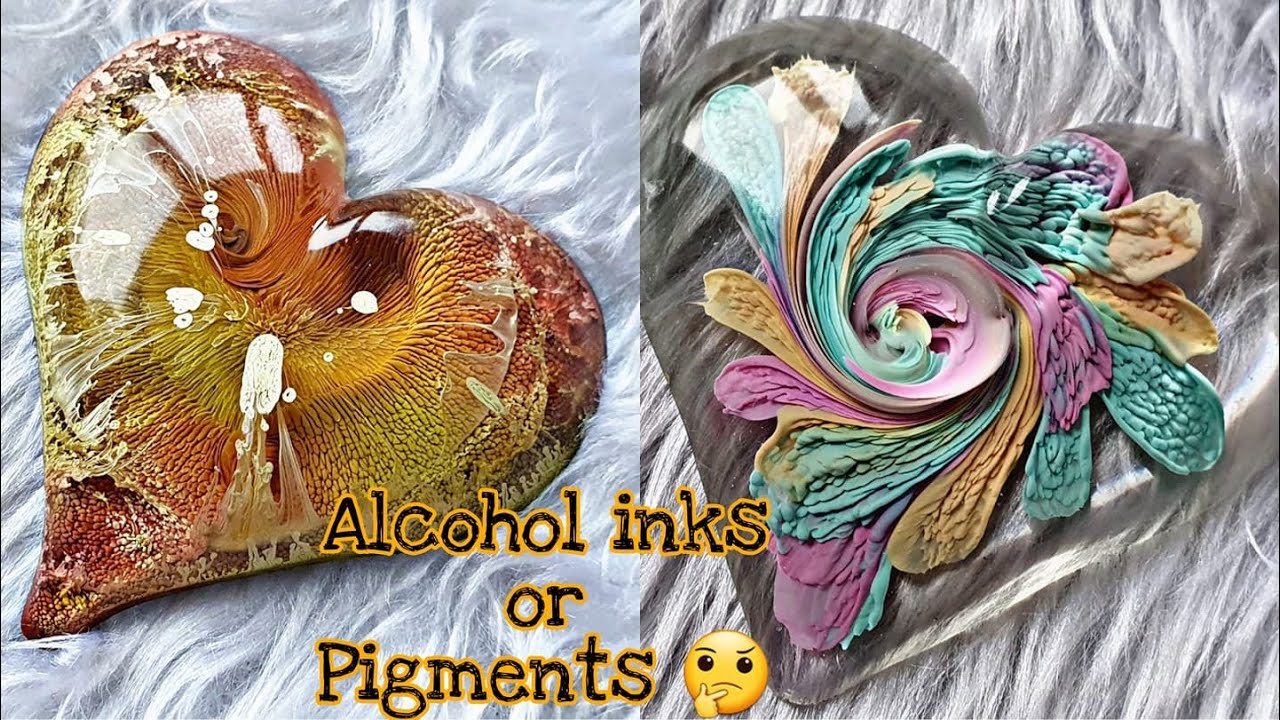 Feather effect in resin or Alcohol Petri Dish effect 🤔 | How to | Which one you pick