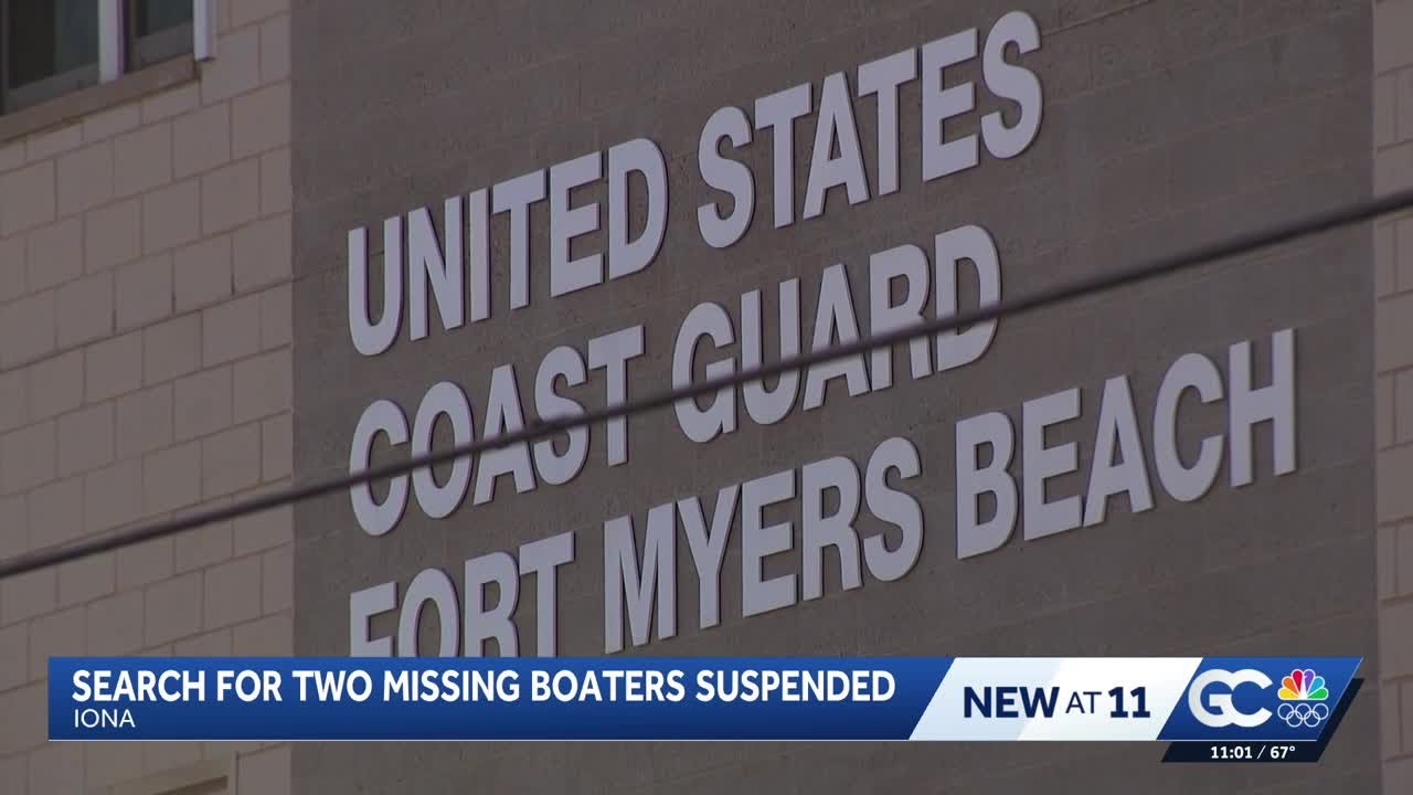 Search for 2 missing men off Fort Myers Beach suspended after fishing trip ends with empty boat