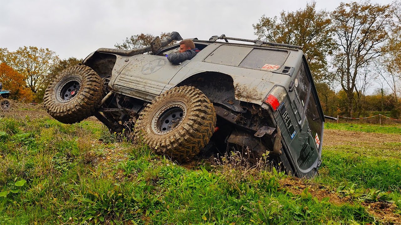 On a Failli faire un tonneau ! 😨4x4 -Off Road au Téléthon 2022 Héric- part 2
