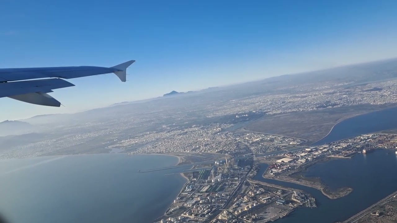 Tunisair take off at Tunis Carthage Airport