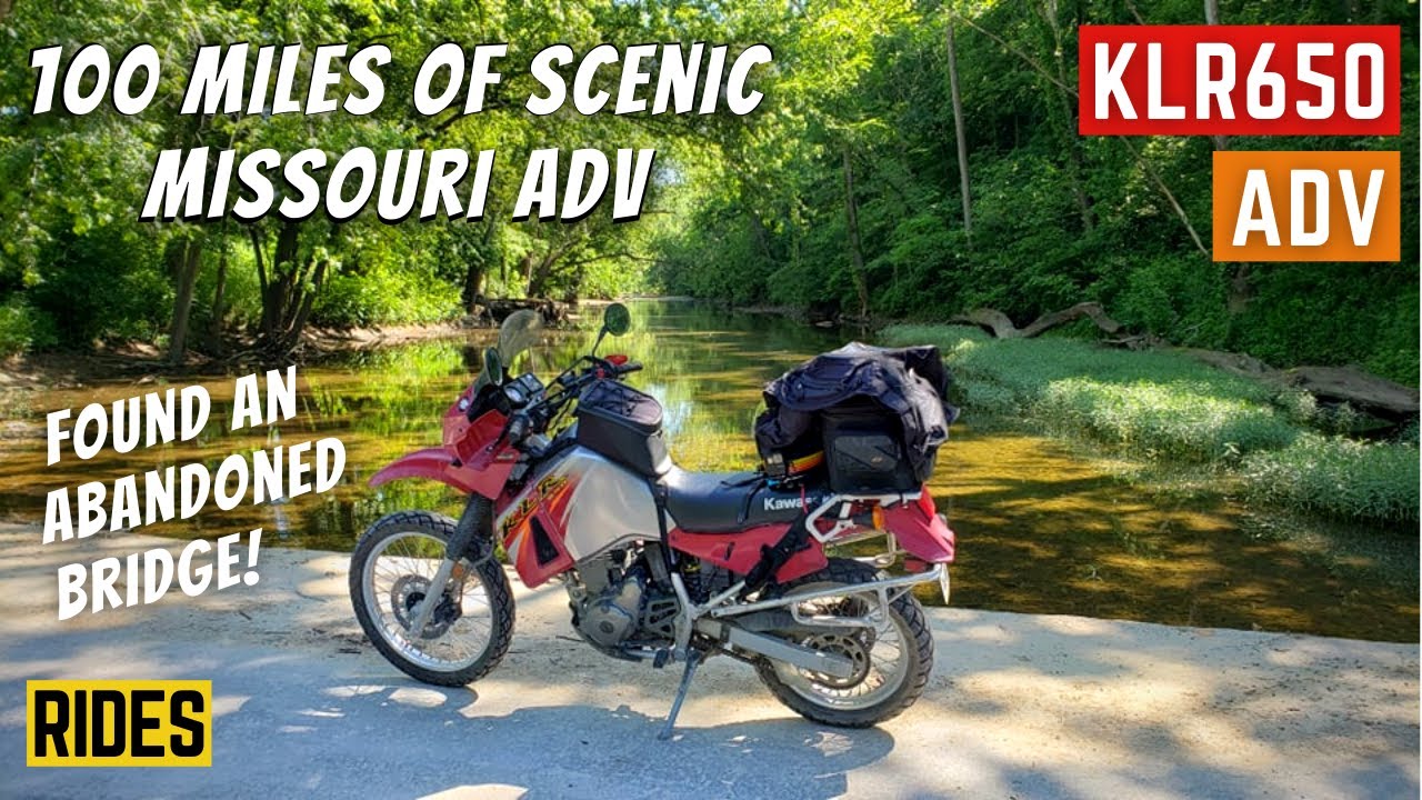 100 Miles Of Scenic Missouri Backroads ADV Ride - Testing Gaia App + New Helmet MIC!
