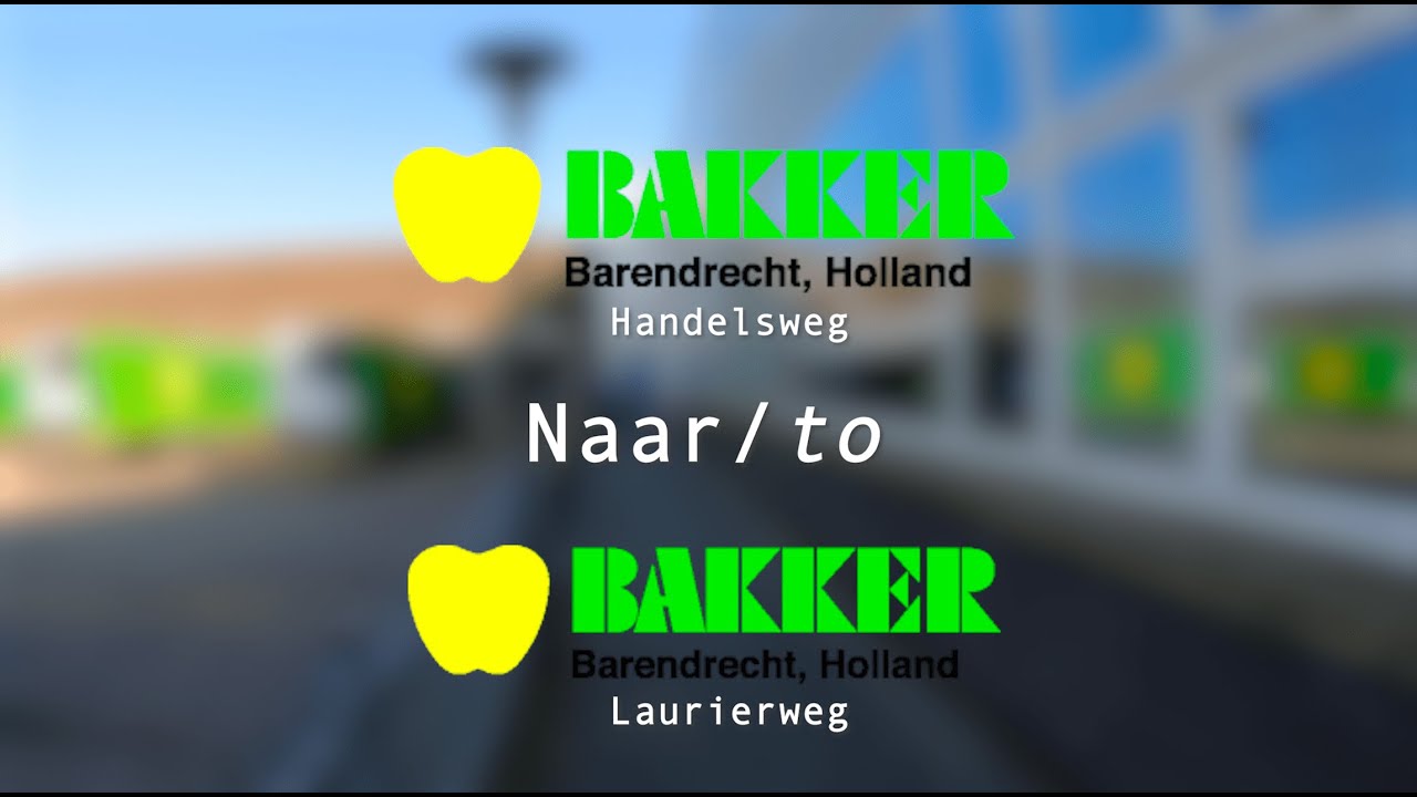 Looproute: Bakker (Handelsweg) - Bakker (Laurierweg)