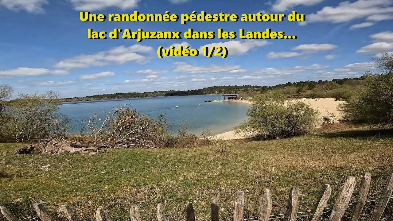 Randonnée pédestre autour du lac d'Arjuzanx... (vidéo 1/2)