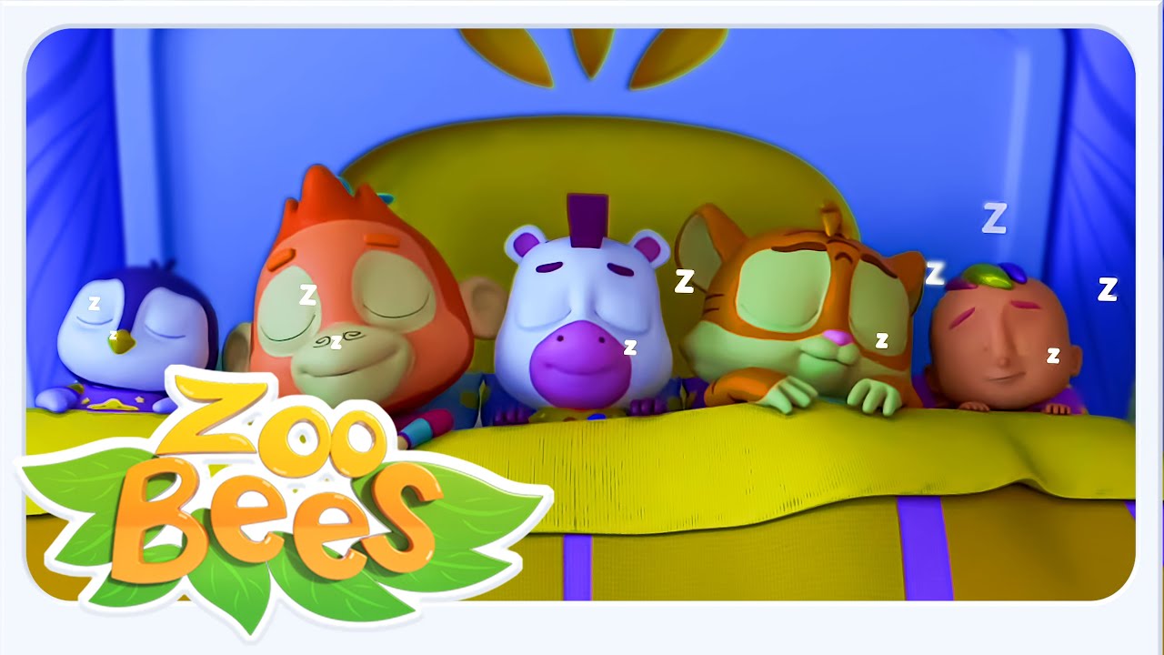 Cinco Na Cama Canção de 1 a 5 Números Vídeos Educativos - Zoobees